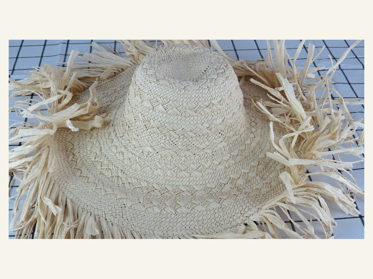 braided texture 5BU paper hat body handwoven paper hat body P35 for wholesale production