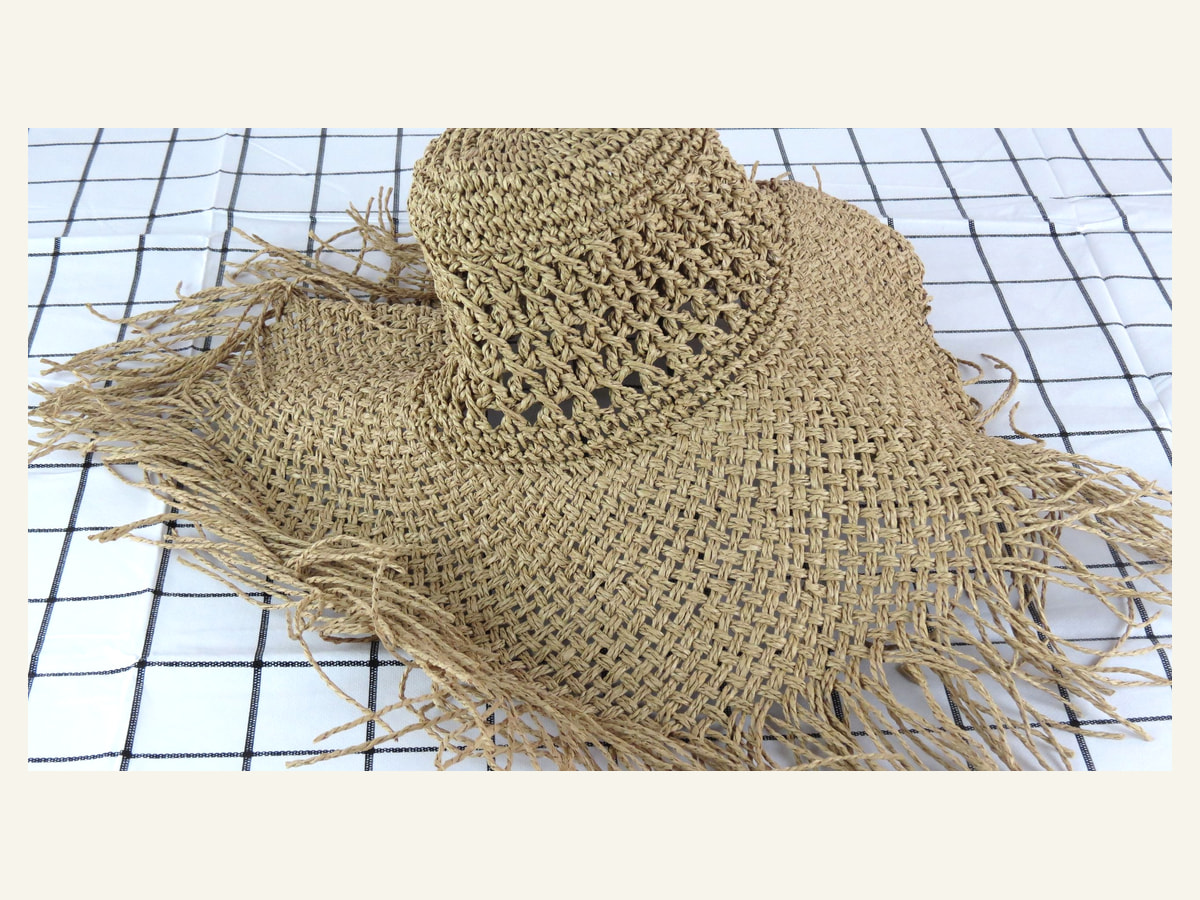 crochet diamond crown 5BU paper hat body handwoven paper hat body P41 for wholesale production
